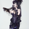 blood supply original day of mourning gothic european gorgeous sparkling velvet slim fit dress corset autumn blood supply original day of mourning gothic european gorgeous sparkling velvet slim fit dress corset autumn