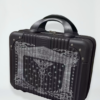 century calls gothic greek mythology 14 inch cosmetic case portable abs hard shell makeup travel suitcase with luggage strap