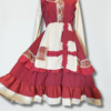 vintage gothic lolita black mini dress set pre loved coquette flare dress with removable capelet shawl (size l)