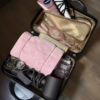 century calls gothic greek mythology 14 inch cosmetic case portable abs hard shell makeup travel suitcase with luggage strap