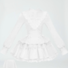 withpuji original "doll box" sweet & cool gothic lolita long sleeve op dress & matching shorts set