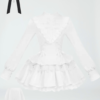 withpuji original "doll box" sweet & cool gothic lolita long sleeve op dress & matching shorts set