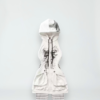 wsw no body original "sleepy radio" streetwear set cut out long hoodie zip up sweatshirt & high waisted striped shorts suit