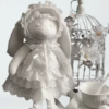withpuji original "doll box" sweet & cool gothic lolita long sleeve op dress & matching shorts set