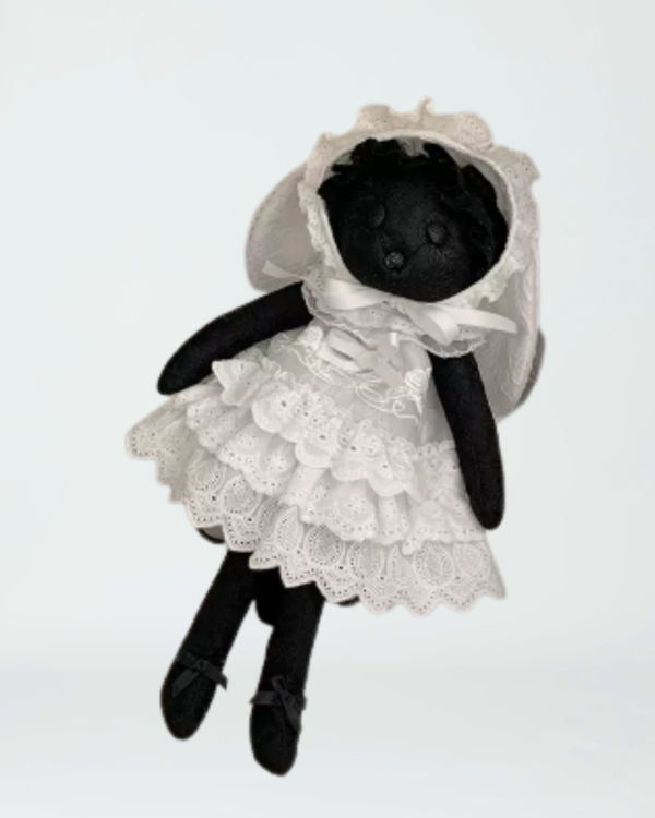 withpuji original "doll box" sweet & cool gothic lolita long sleeve op dress & matching shorts set