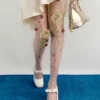 y2k shibuya gyaru floral embroidered fishnet tights night classroom aesthetic 3d rose mesh sheer stockings