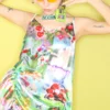 deadendkids original y2k dreamy print satin cami dress fairycore aesthetic pastel silk slip long maxi dress
