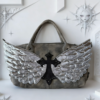 9c4b4473-fff4-4903-ac6f-4b09250a1090 Y2K Gothic Angel Wings Cross Shoulder Bag – Vintage Subculture Metallic Patchwork Handbag & Crossbody Bag for Women