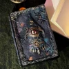 Gothic Cthulhu Eye Vintage Loose-Leaf Journal Notebook – Refillable A5/A6 Dark Aesthetic Grimoire & Gift Set