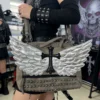 O1CN01FGAt6O1OUlzsi7Z5z_!!2200538641709 Y2K Gothic Angel Wings Cross Shoulder Bag – Vintage Subculture Metallic Patchwork Handbag & Crossbody Bag for Women