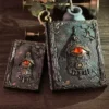 Gothic Cthulhu Eye Vintage Loose-Leaf Journal Notebook – Refillable A5/A6 Dark Aesthetic Grimoire & Gift Set
