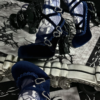 sacred remains letters original skeletal hand high heels gothic lolita cross strap pump shoes alternative subculture egl sculpted chunky heels (size 34 41)