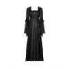 3656fd385ad22c12fdf50ae23e500704.image.664x1000 Gothic Court Embroidered Lace Maxi Dress – Vintage Dark Romantic Lace-Up Bell Sleeve Floor-Length Gown