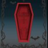 Kellycolin Gothic Coffin Bed – Dracula Vampire Velvet Coffin Daybed Lounger