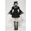 DW1024 Dark In Love Gothic Lace Doll Dress