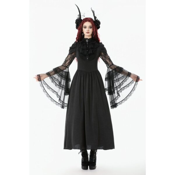 DW1134 Dark In Love Gothic Sapphire Countess Victorian Dress