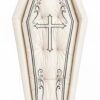 Kellycolin Gothic Coffin Bed – Dracula Vampire Velvet Coffin Daybed Lounger
