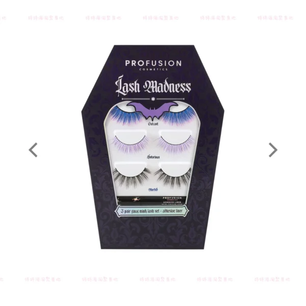Profusion Cosmetics Gothic Beauty Halloween Collection – Eyeshadow Palette, Illuminating Skin Mist, Lash Set & Dark Romantic Makeup Essentials