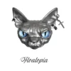 Floatopia Sphynx Cat AirPods Case – Y2K Gothic Punk 3D Printed Earphone Protective Cover