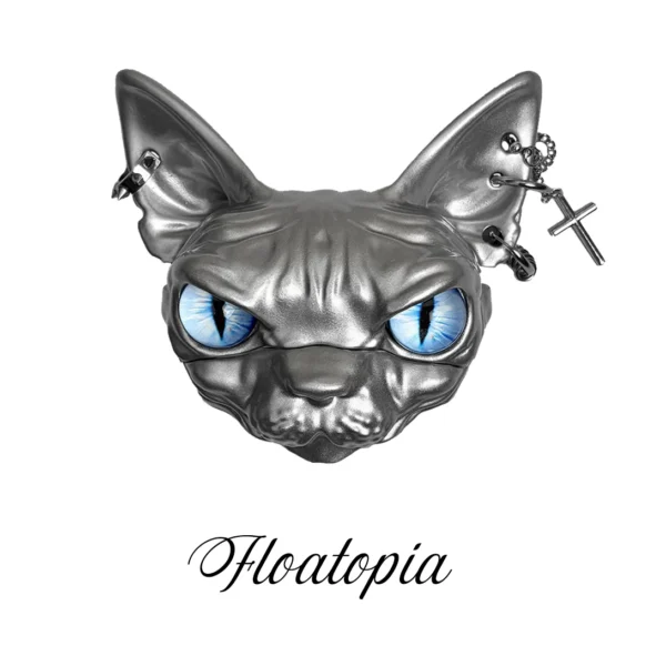 Floatopia Sphynx Cat AirPods Case – Y2K Gothic Punk 3D Printed Earphone Protective Cover