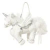 CFIERCE Gothic Unicorn Plush Crossbody Handbag – Y2K Punk Winged Pegasus Shoulder Bag