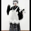 O1CN01Amcwqe1WN0BLlVvYd_!!2210441602775 Gothic Cathedral Stained Glass Hanfu Fusion Pleated Horse-Face Skirt Set – Vintage Dark Velvet Corset Overskirt Outerwear Ensemble