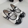 Japanese Kawaii Cat Paw Lolita Shoes – Cute Round Toe Low Block Heel Mary Jane Shoes for Women