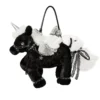 CFIERCE Gothic Unicorn Plush Crossbody Handbag – Y2K Punk Winged Pegasus Shoulder Bag
