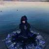 O1CN01UAxH4j1WN0CDnxVQU_2210441602775 Gothic Cathedral Stained Glass Hanfu Fusion Pleated Horse-Face Skirt Set – Vintage Dark Velvet Corset Overskirt Outerwear Ensemble
