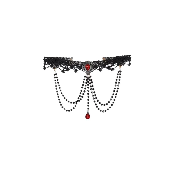 Sweet Vow Original Bone Flower Gothic Lolita 3-Piece Set – Corset Camisole, Bustle Short Skirt & Mermaid Long Skirt