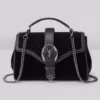 KILLSTAR Lady Arachne Handbag – Dark Gothic Velvet & Faux Leather Shoulder Bag