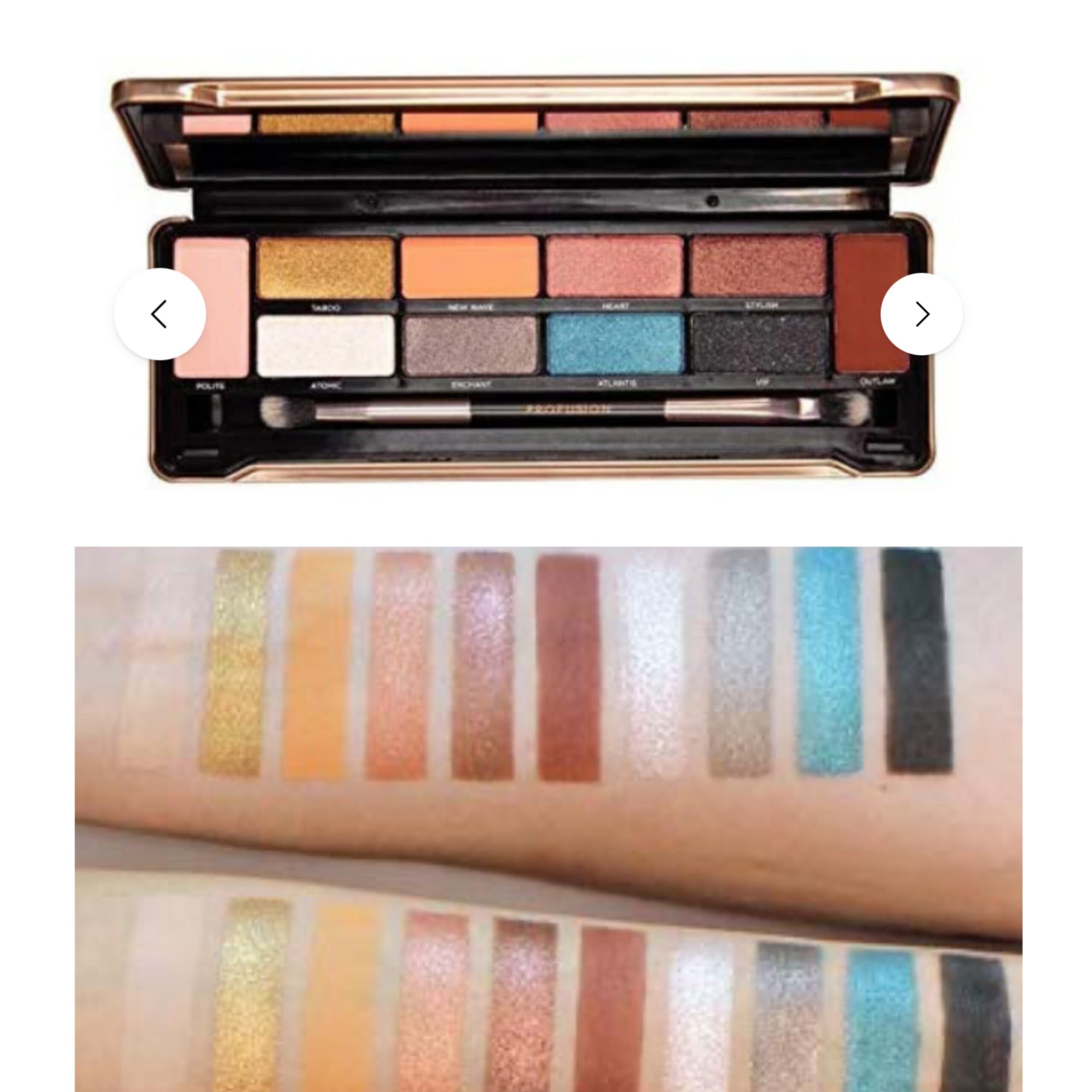 Profusion Cosmetics Gothic Beauty Halloween Collection – Eyeshadow Palette, Illuminating Skin Mist, Lash Set & Dark Romantic Makeup Essentials