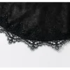 NO ROMANCE Vintage Court Knight Angel Wings Faux Suede Corset Top – Gothic Lace-Up Strapless Bustier Camisole for Women