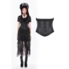 O1CN01mGlYEX1UIIuSoGZE3_2946272494 DARK IN LOVE CW108 Gothic Cinch Underbust Corset – Vintage Boned Steel Busk Darkwear Waist Cincher Belt