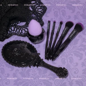 Profusion Cosmetics Gothic Beauty Halloween Collection – Eyeshadow Palette, Illuminating Skin Mist, Lash Set & Dark Romantic Makeup Essentials