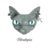 Floatopia Sphynx Cat AirPods Case – Y2K Gothic Punk 3D Printed Earphone Protective Cover