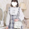 NOEMIE Kawaii Bow Vanity Trunk Bag – Japanese Lolita Ribbon Pearl Crossbody & Handbag