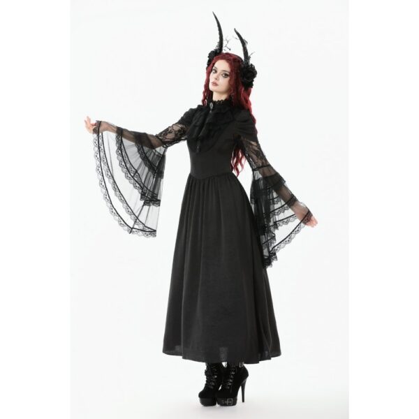DW1134 Dark In Love Gothic Sapphire Countess Victorian Dress
