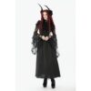 DW1134 Dark In Love Gothic Sapphire Countess Victorian Dress