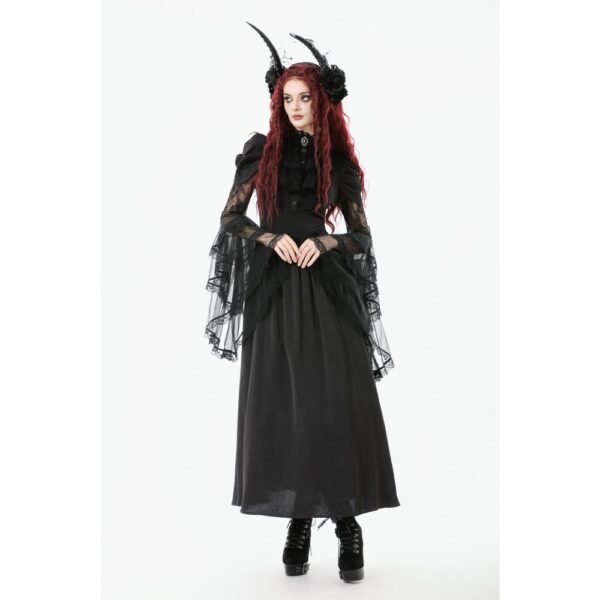 DW1134 Dark In Love Gothic Sapphire Countess Victorian Dress