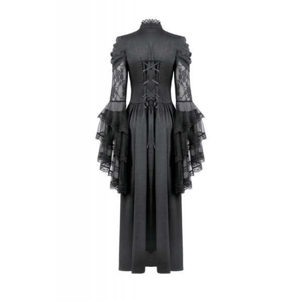 DW1134 Dark In Love Gothic Sapphire Countess Victorian Dress