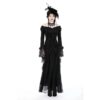 DW932 Dark In Love Gothic queen luxe rose sexy bodycon dress