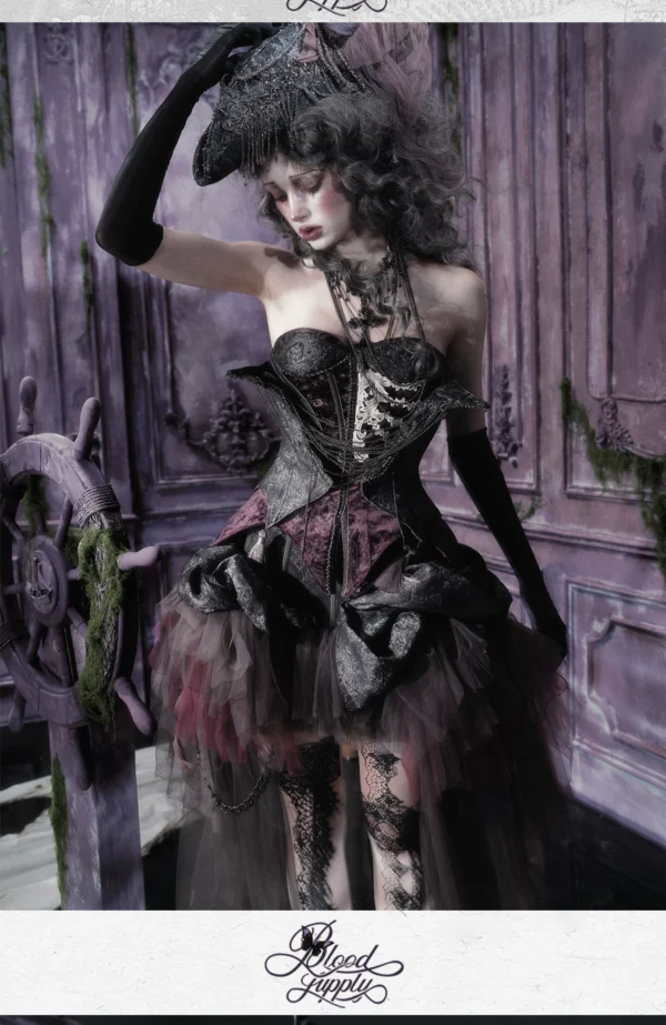 O1CN01C22eFi3Qw8J43m3q_!!1798613319 Blood Supply Gothic Purple Velvet Jacquard Boned Corset Top – Dark Vintage Lace-Up Bustier Dress Top for Halloween