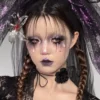 Extra Long Dramatic Gothic False Eyelashes – Dramatic Fluffy Faux Mink Lashes for Halloween, Cosplay, Stage & Dark Romantic Makeup