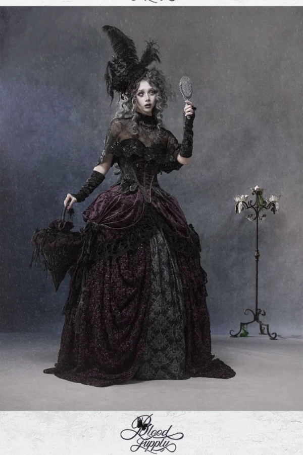 Blood Supply Gothic Dark Rhinestone Evening Handbag & Shoulder Bag for Halloween