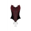 fd73b422593bc46654093489b5dee85e.image.664x1000 Gothic Batwing Velvet Lace-Up Corset Top – Dark Red & Black Bustier Waist Cinner for Vampire Aesthetics, Cosplay & Alt Fashion