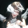 Angel Wings White Feather Hair Clips – Gothic Lolita Cosplay Headpiece, Halloween Costume Photo Prop & Party Hair Accessories